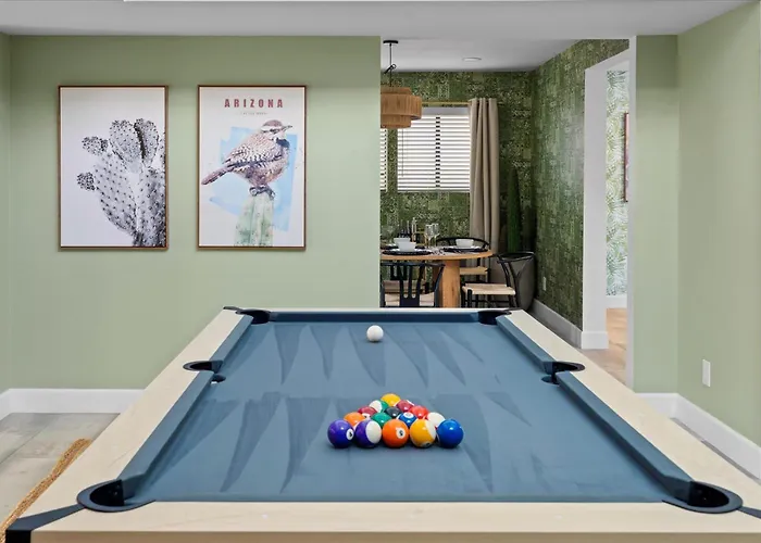 Game Pool Hottub Modern Desert Oasis
