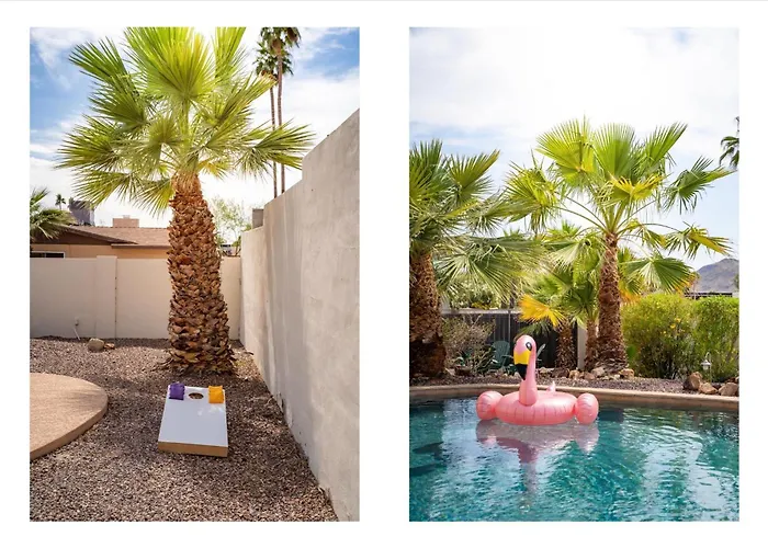 Game Pool Hottub Modern Desert Oasis *