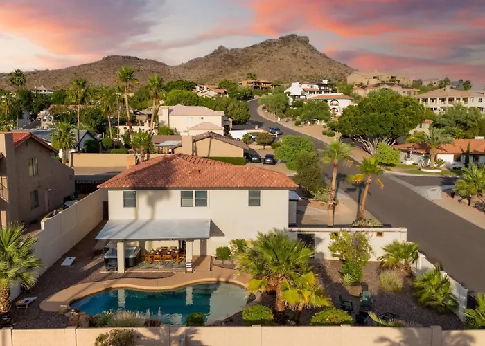 Game Pool Hottub Modern Desert Oasis